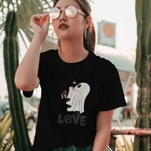 Love Ghost Dog T-shirt , NEW